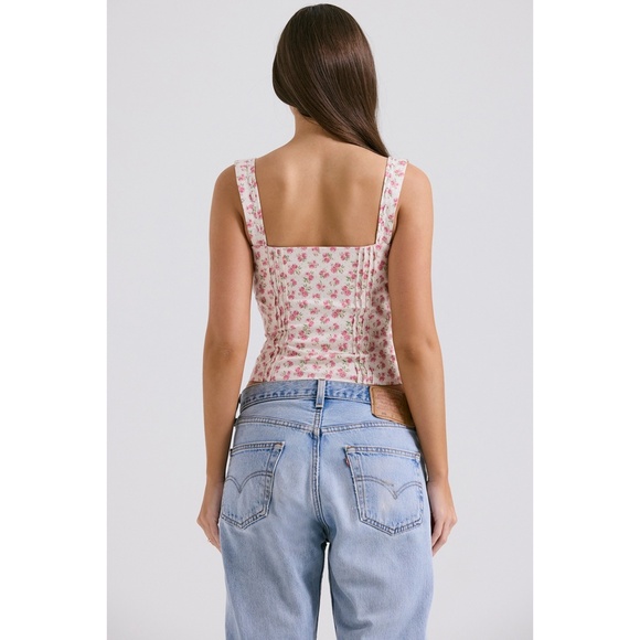 NEW House of CB Chicca Rosebud Print Top Medium - Picture 3 of 16